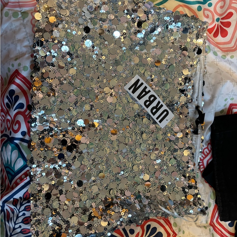 Urban Outfitters Sequin Skirt